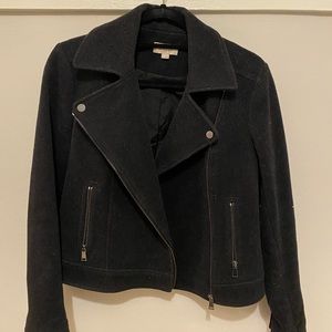 Wool moto jacket from Loft